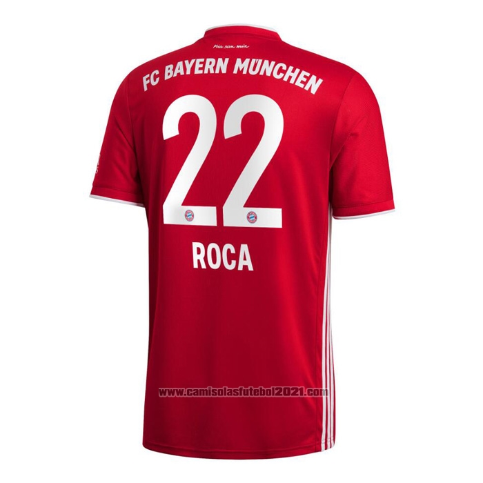 Camisola Bayern de Munique Jogador Roca 1º 2020-2021